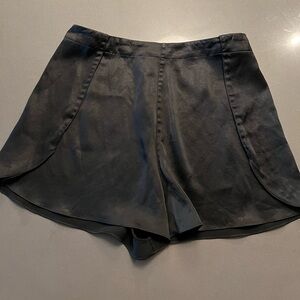 Alexander wang silk satin tap shorts